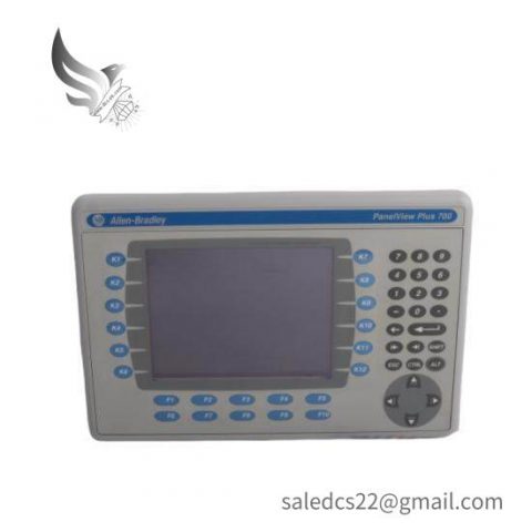 GE 2711P-B7C4D1 PanelView Plus 700 Keypad/Touch/Enet/RS232, 64MB, DC Control System