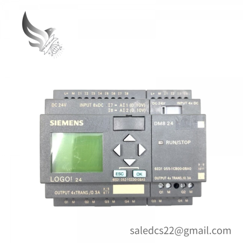 SIEMENS 6ED1-052 CC00-0BA5 LOGIC MODULE WITH DISPLAY