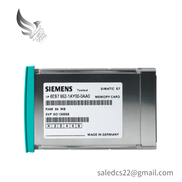 SIEMENS 6ES7952-1AM00-0AA0 RAM MEMORY CARD for Industrial Control Systems