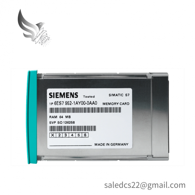 SIEMENS 6ES7952-1KL00-0AA0 MEMORY CARD - Industrial Control Module