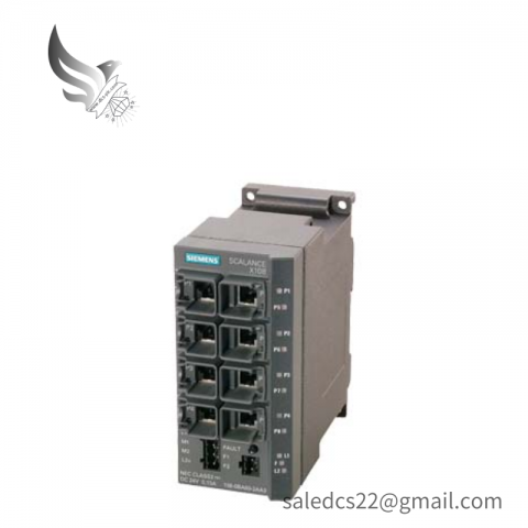 SIEMENS SCALANCE Managed IE Switch, Redundant Power Supply, 6GK5 108-0BA00-2AA3