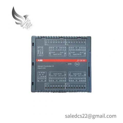 ABB 07DI92 WT92 GJR5252400R4101 Digital I/O Module: Precision Control in Industrial Automation