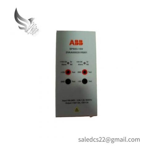 ABB 2VAA 008281R001 Power Supply Module, Advanced Industrial Automation Solutions