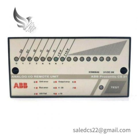 ABB ICSM06A6 Analog I/O Remote Unit - Industrial Automation Solutions