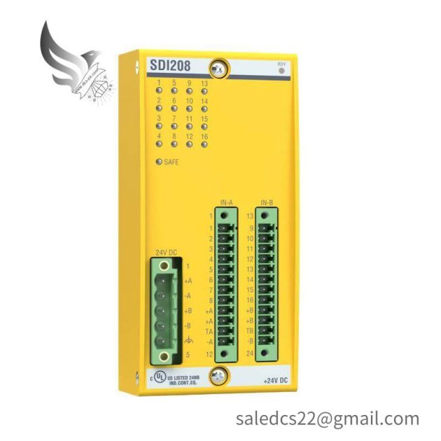 Bachmann SDI208 Safety Digital Input Module - High-Precision Industrial Control Solution