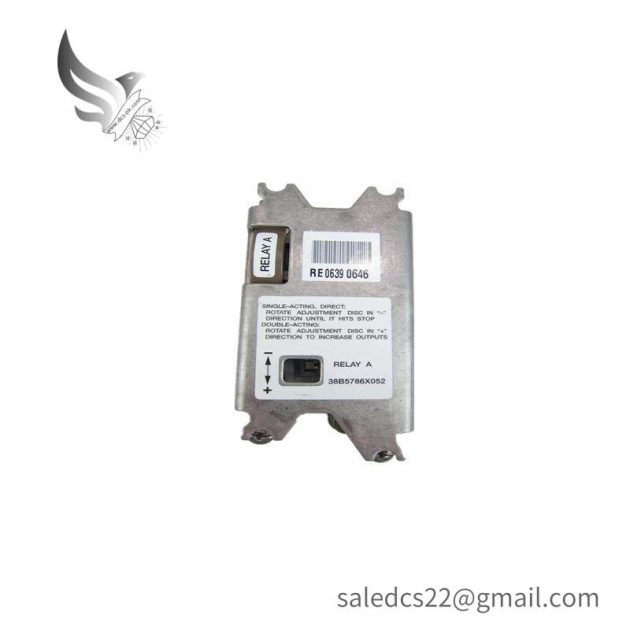 FISHER 38B5786X052 Relay Assembly for Industrial Control Systems