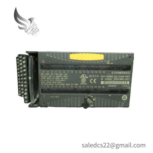 GE IC200MDD842J: High-Performance Mixed 24VDC Output ESCP Input Module