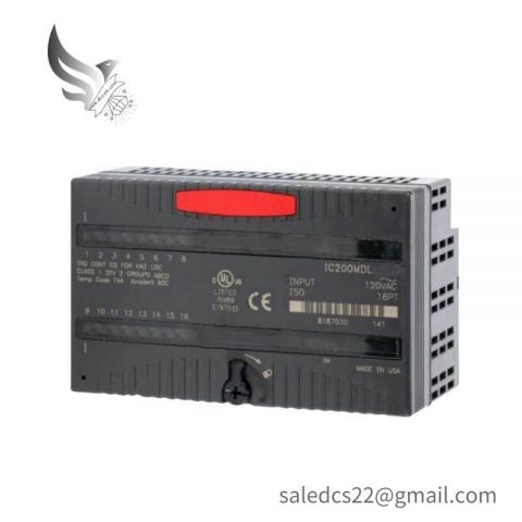 GE IC200MDL241: 16-Point AC Input Module for Industrial Control Systems