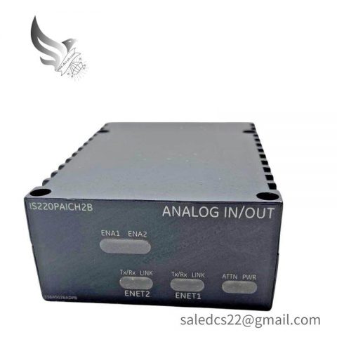 GE IS220PAICH2B: Industrial Control Analog In/Out Module with 200 mA