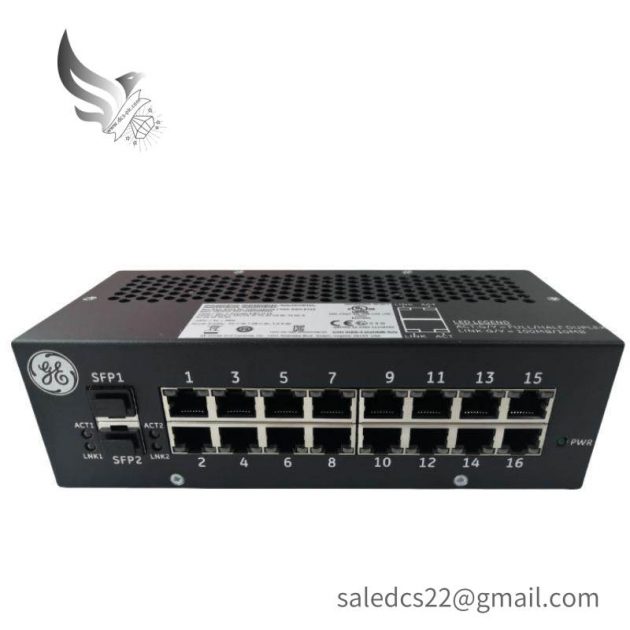 GE IS420ESWBH1A: Industrial Ethernet Switch for Mark VIe Series