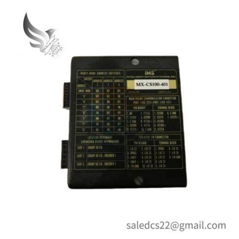 MX Controls IMS CS100-401, Industrial Automation Module, Advanced Control Solutions