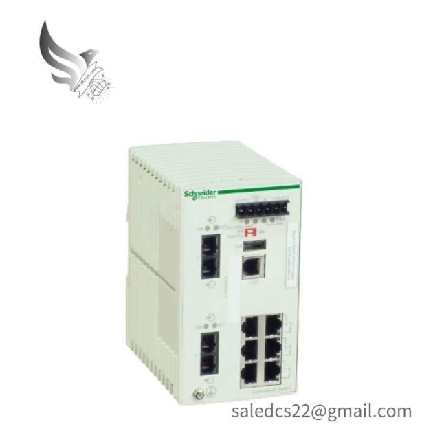 Schneider TCSESM083F2CU0 Industrial Ethernet Switch: 8-Port Network Hub