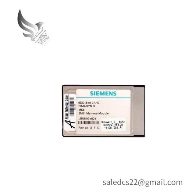 SIEMENS 6DD1610-0AH0 SIMADYN D Memory Submodule for PLC Systems