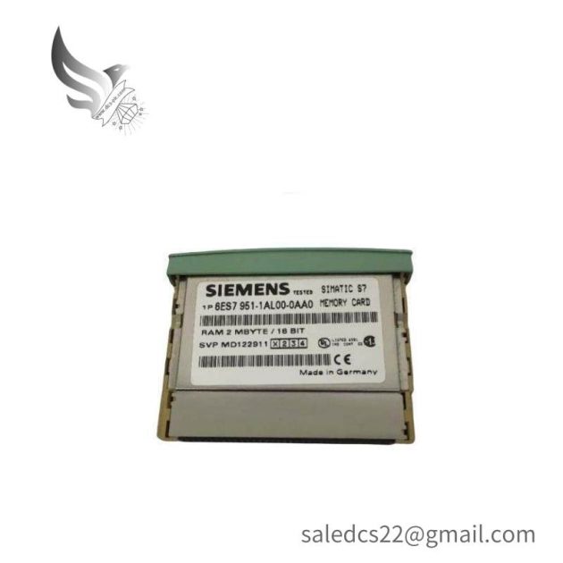 Siemens Simatic S7 RAM Memory Card 6ES7951-1AL00-0AA0 for Industrial Control Solutions