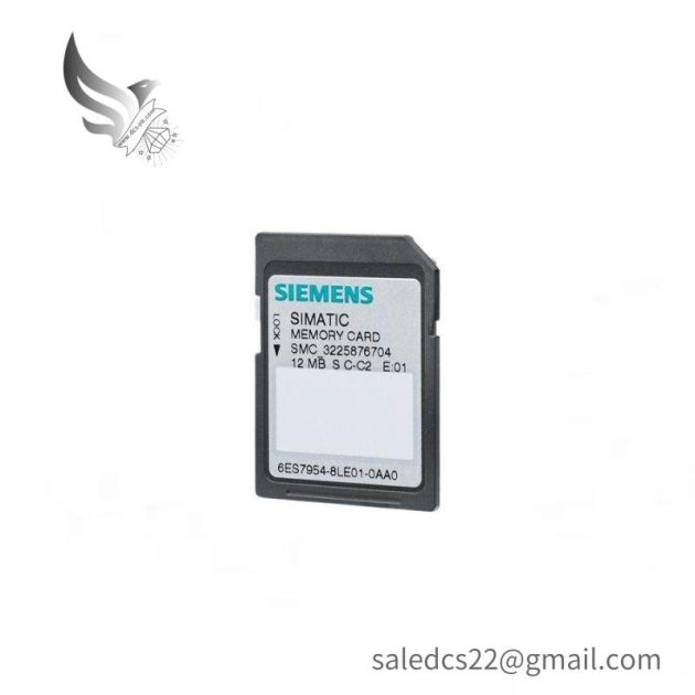 SIEMENS 6ES7954-8LC03-0AA0: SIMATIC S7 Memory Card for Industrial Automation