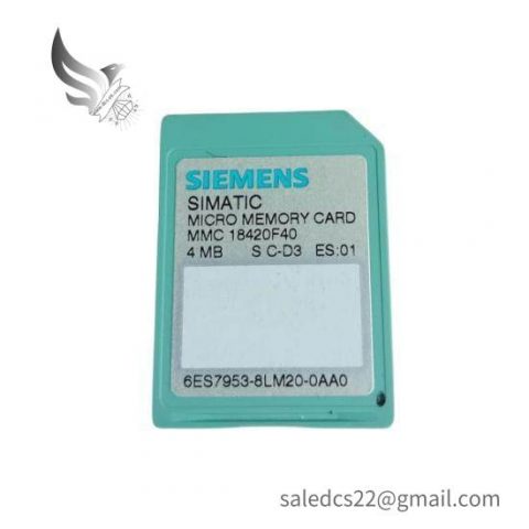 Siemens Micro Memory Card 6ES7 953-8LM20-0AA0: Industrial Control System Solution