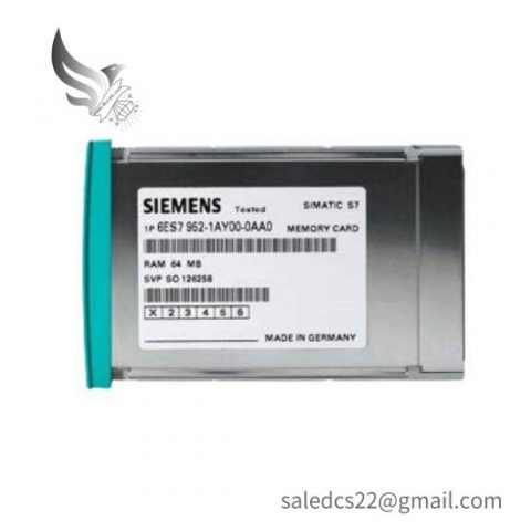 Siemens 6ES7 955-2AM00-0AA0 - 4MB RAM Memory Card, Designed for Industrial Control Systems