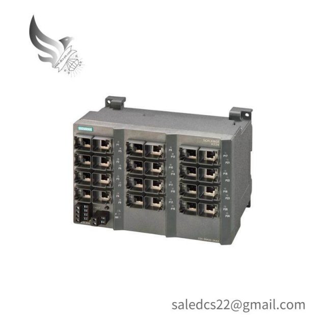 Siemens SCALANCE X224 Managed Industrial Ethernet Switch 6GK5224-0BA00-2AA3, High-Performance Network Solution