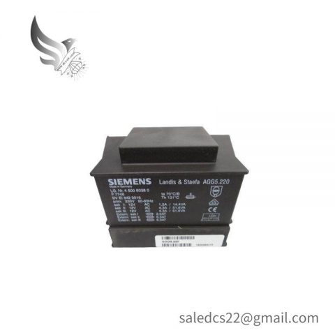 SIEMENS AGG5.220 Mains Transformer, LMV5 System Application