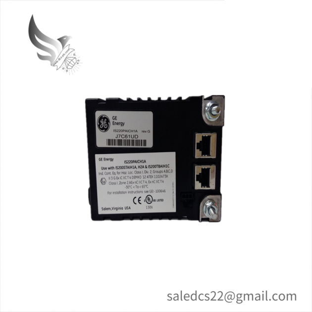 General Electric IS220PAICH1A Analog I/O Pack for Hazardous and Non-Hazardous Locations