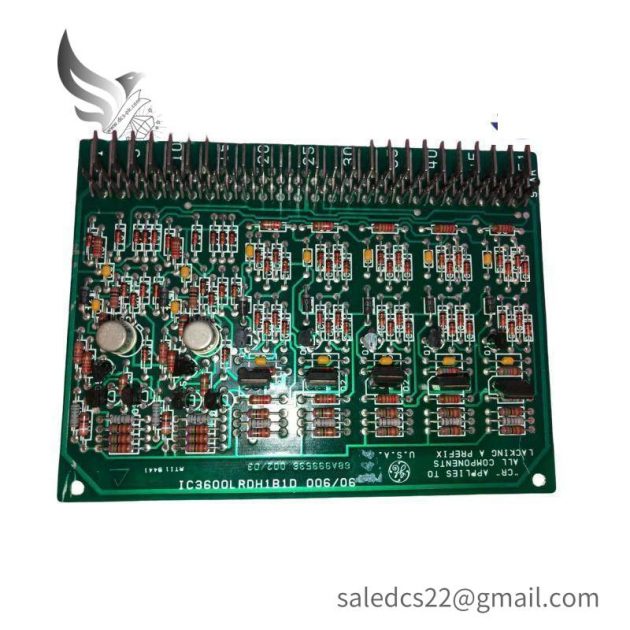 GE IS230SRTDH2A - Mark VI Board