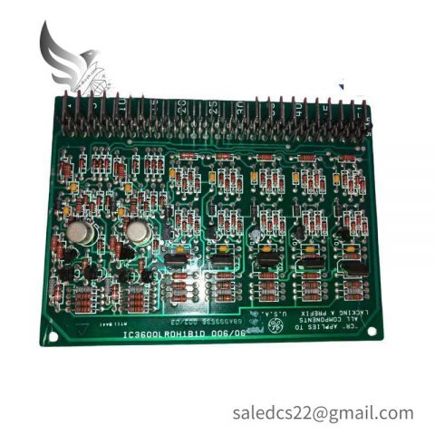 GE FANUC IC3600LRDH1B1D Relay Driver Card for Mark I/II Series