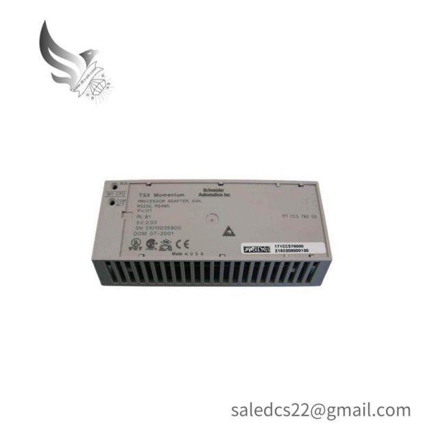 Schneider™ 171CCS78000 PLC M1/M1E Processor Adapter Module