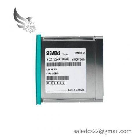 Siemens 6ES7952-0KH00-0AA0 RAM Memory Card for S7-400 Series, Long Version, 8 MB